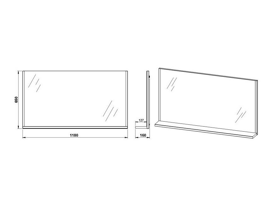 Spogulis Sacramento 452