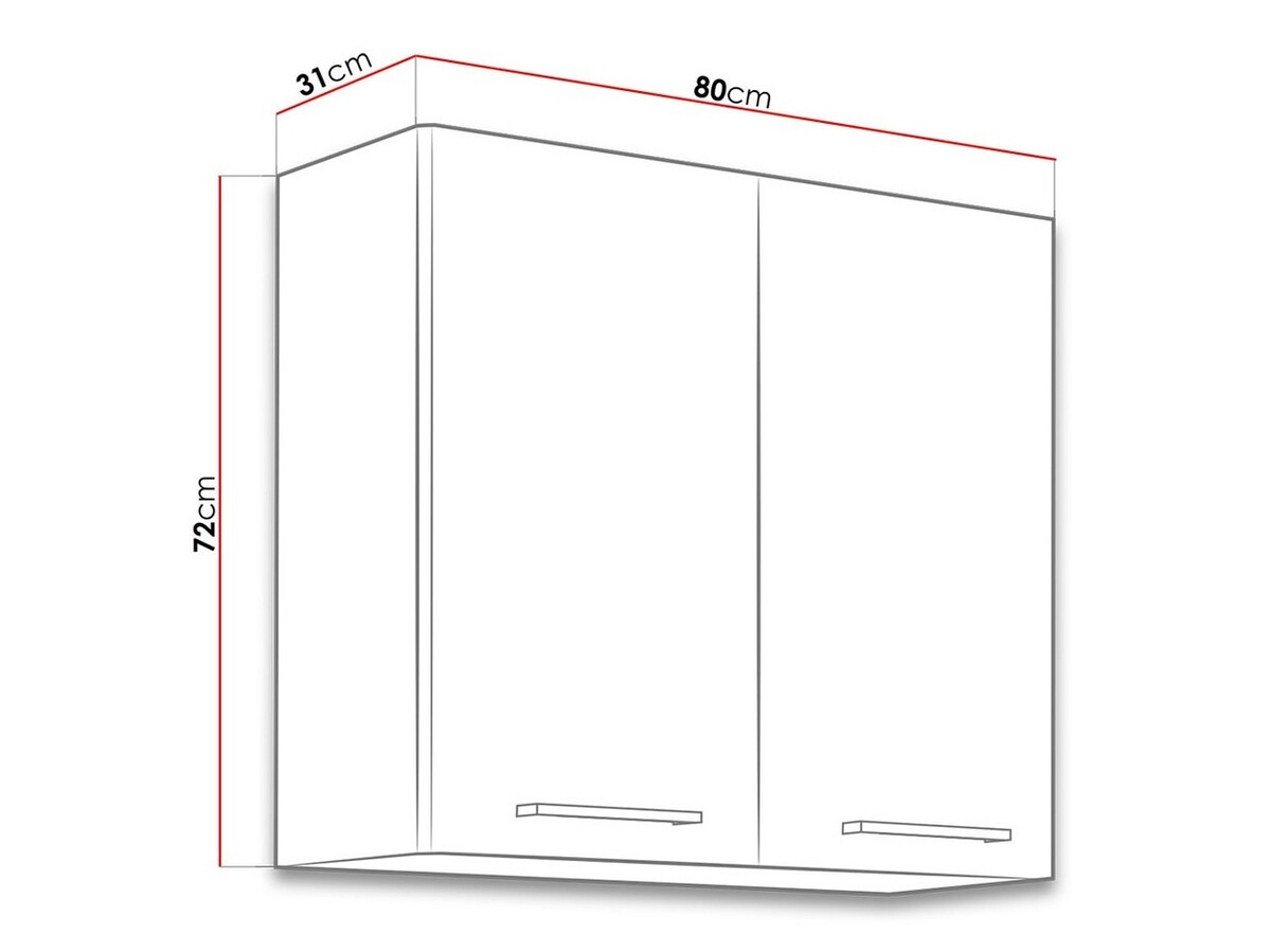 Moduļu piekarams skapis Wood Grey 121