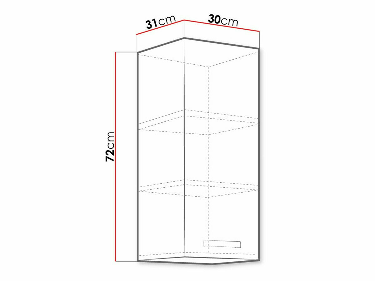 Moduļu piekarams skapis Multi Grey 104