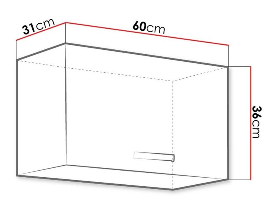 Moduļu piekarams skapis Multi Grey 113
