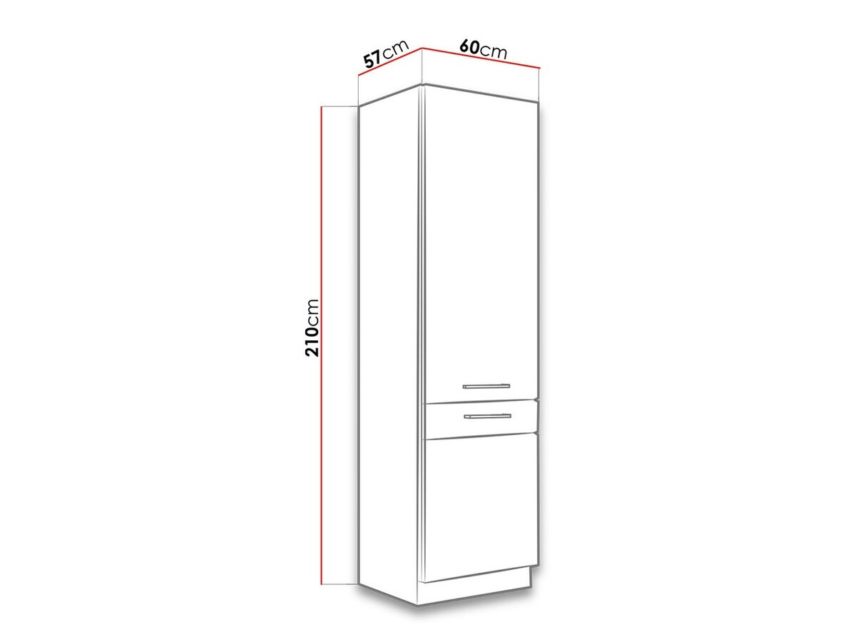 Moduļu skapis ar durvīm Wood Grey 114
