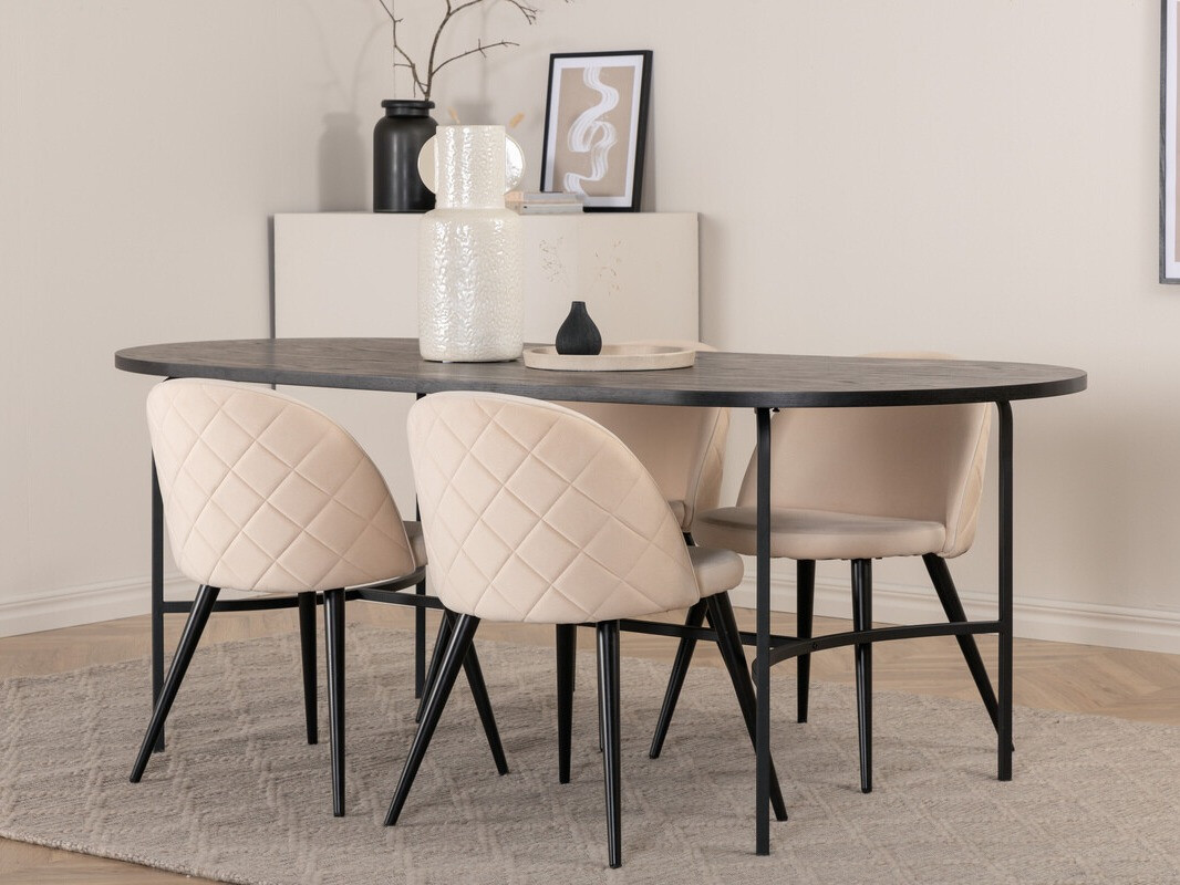 Krēsls Dallas 2640 (Krēms + Melns)