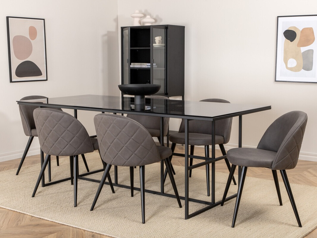 Krēsls Dallas 2640 (Pelēks + Melns)