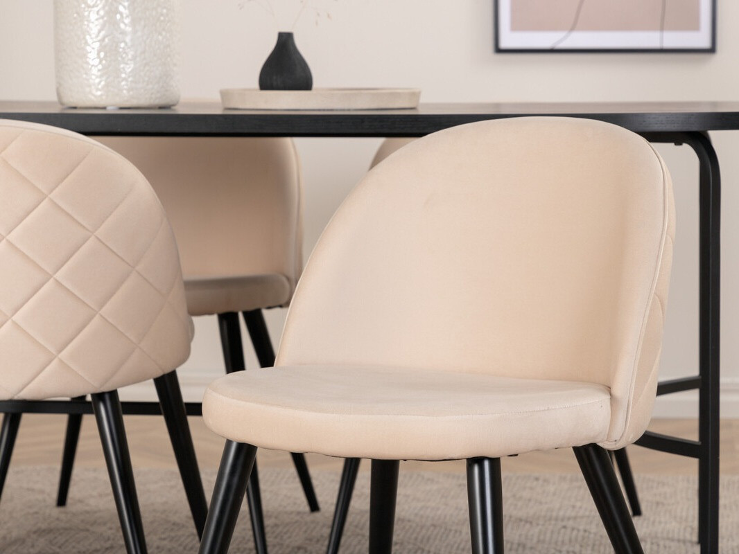 Стул Dallas 2640 (Крем + Чёрный)