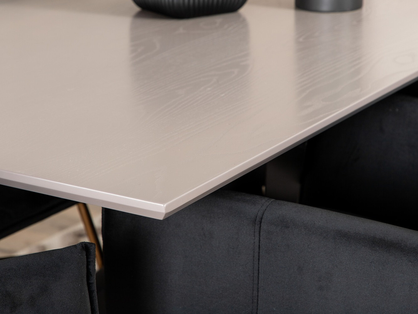 Ēdamistabas komplekts Dallas 2701 (Melns + Varš)