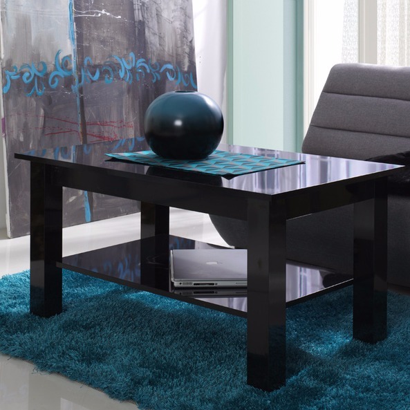 Журнальный столик Murrieta 114 (Глянцевый черный)
