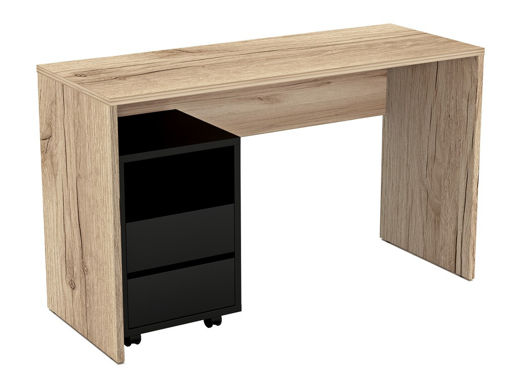 Письменный cтол Austin 347 (Светлый дуб + Чёрный)