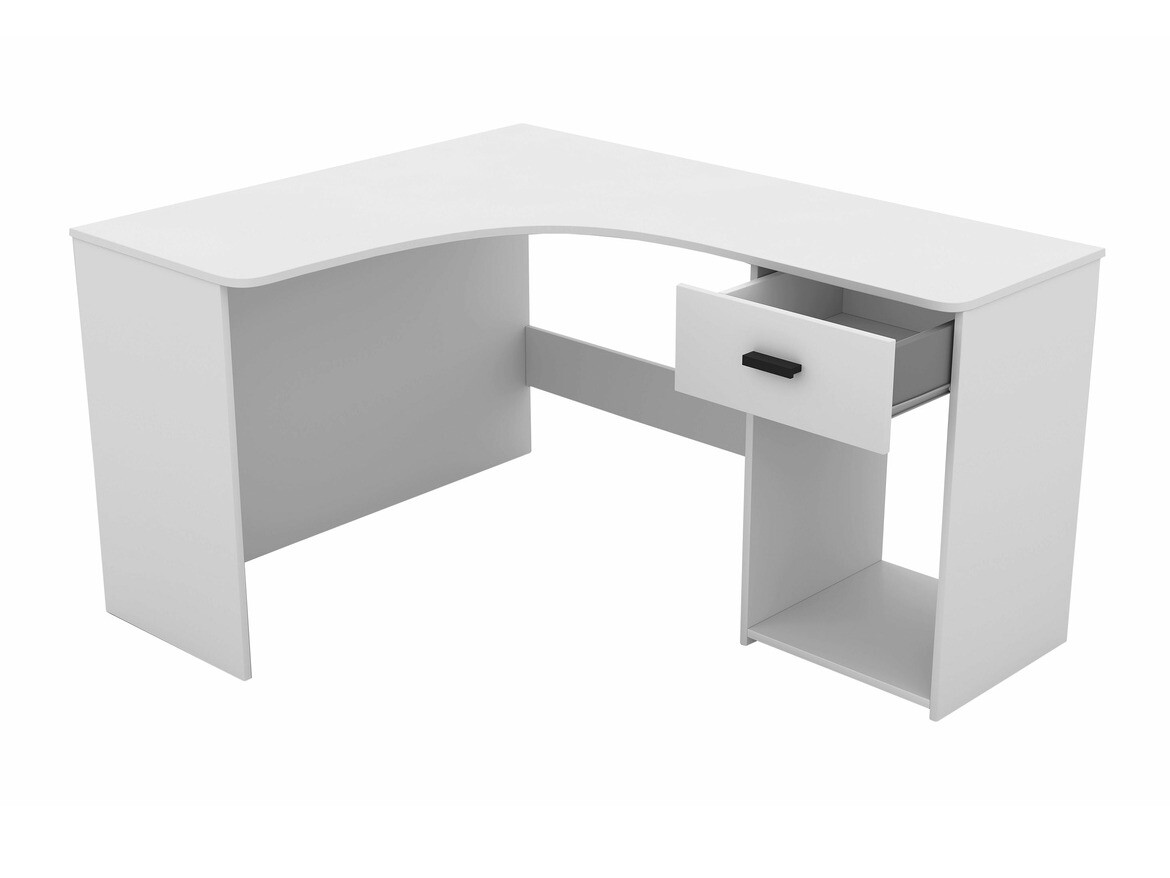 Stūra rakstāmgalds Austin 303 (Balts)