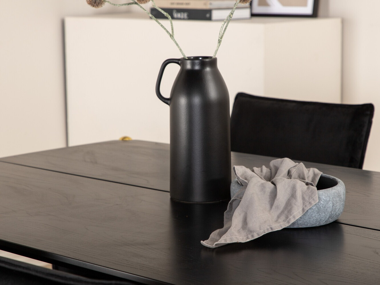 Ēdamistabas komplekts Dallas 5034 (Melns)