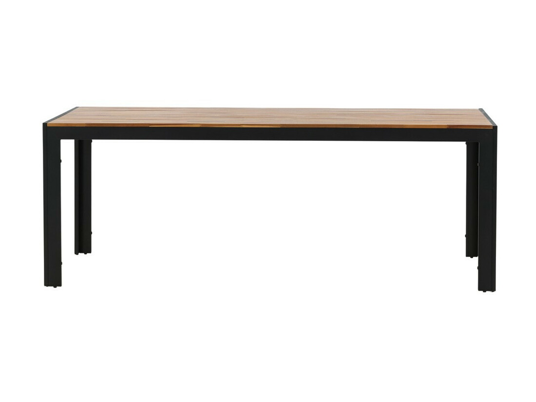 Садовый стол Dallas 673 (Акация + Чёрный)