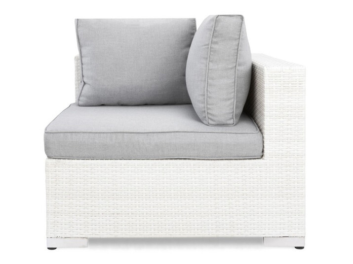 Dārza atpūtas krēsls Comfort Garden 1374 (Balts + Pelēks)