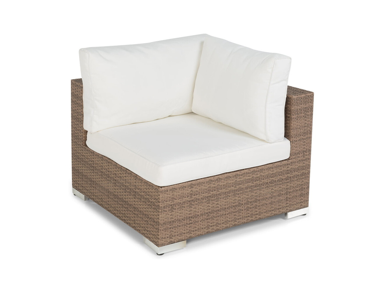 Dārza atpūtas krēsls Comfort Garden 1374 (Brūns + Balts)