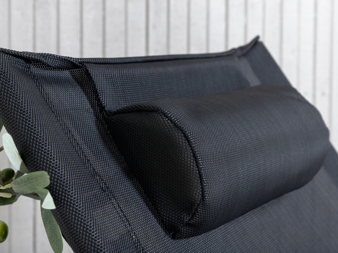 Dārza krēsls Dallas 800 (Melns)