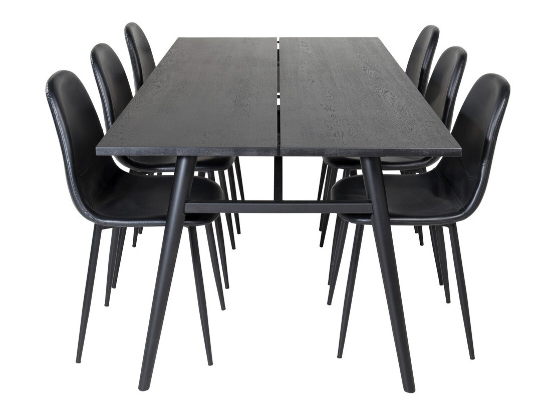 Ēdamistabas komplekts Dallas 1681 (Melns)