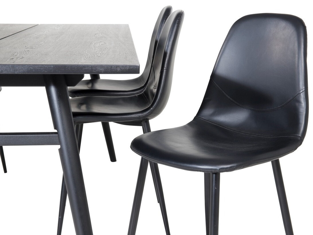 Ēdamistabas komplekts Dallas 1681 (Melns)