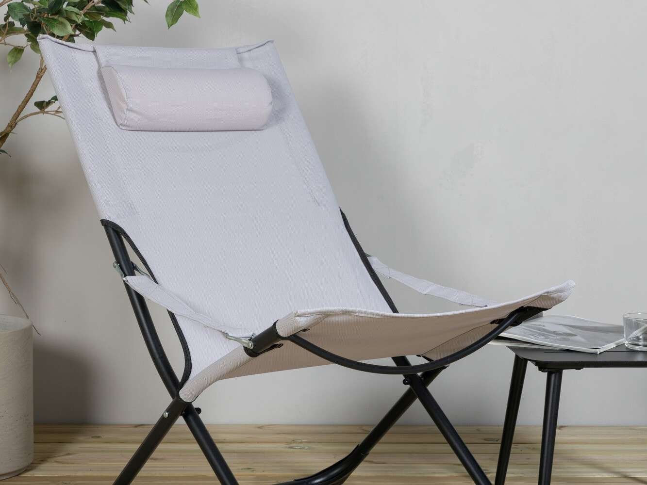 Садовый стул Dallas 800 (Серый + Чёрный)