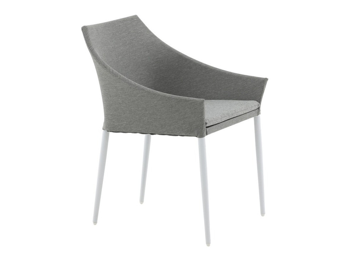 Dārza krēsls Dallas 2563 (Balts + Pelēks)