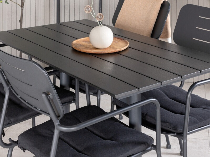 Dārza krēsls Dallas 2773 (Melns)