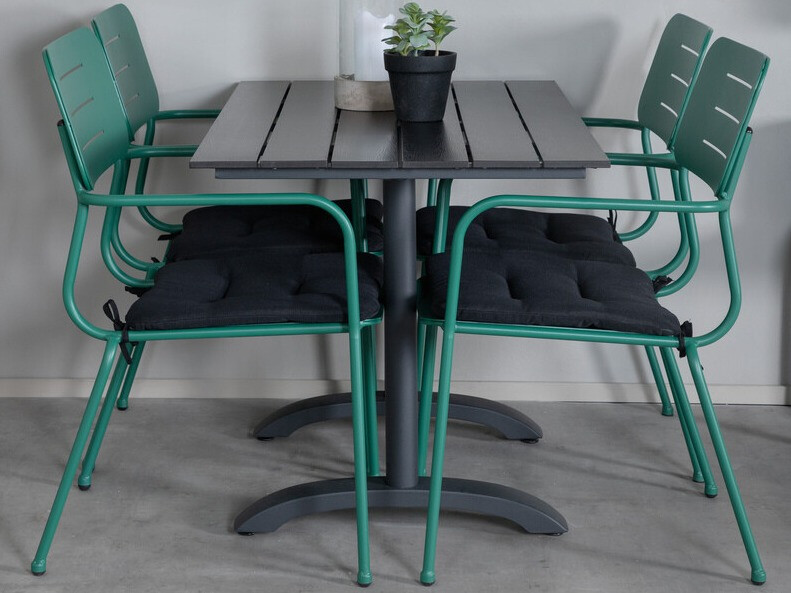 Dārza krēsls Dallas 2773 (Zaļš + Melns)