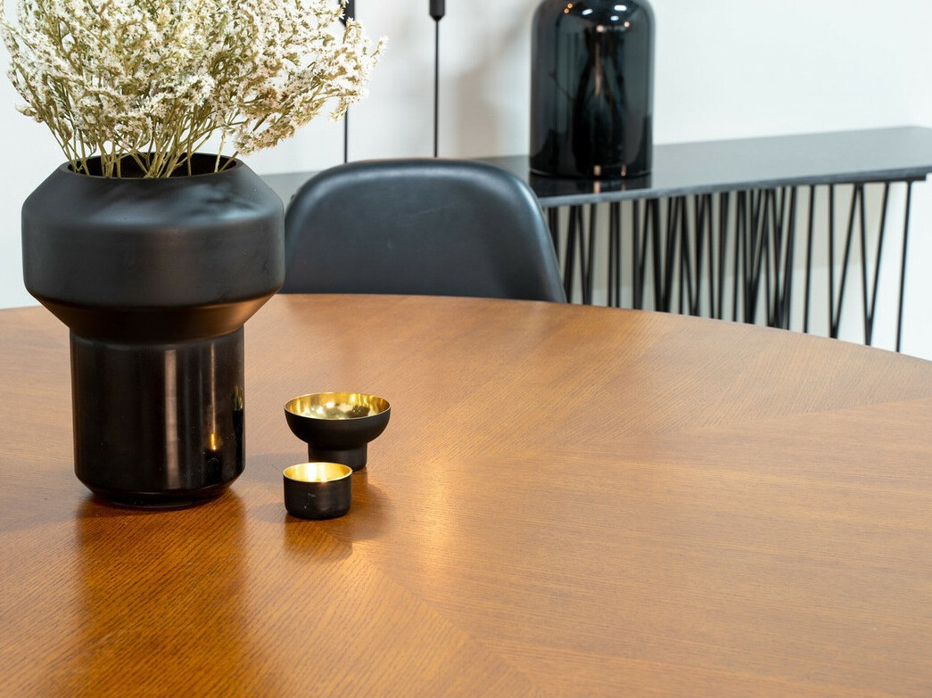 Ēdamistabas komplekts Dallas 309 (Melns)