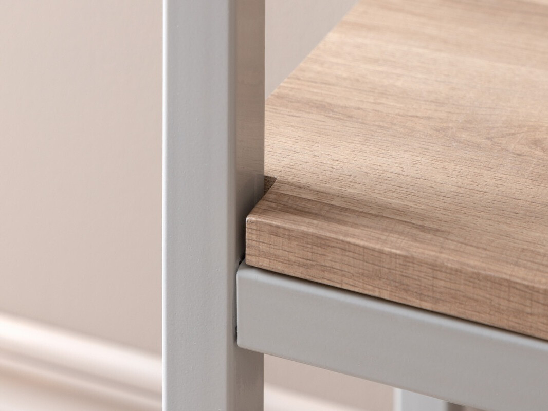 Консоль Dallas 2521 (Светлое дерево + Серый)