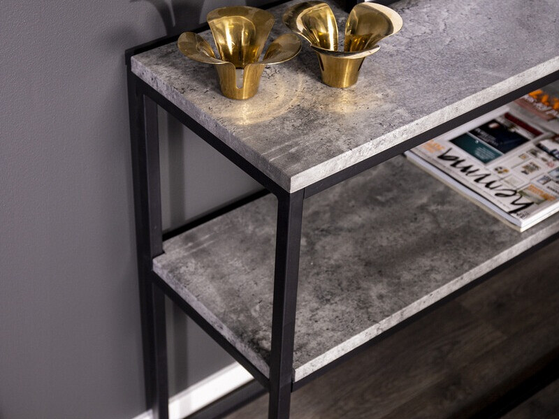 Konsole Dallas 2521 (Betons + Melns)