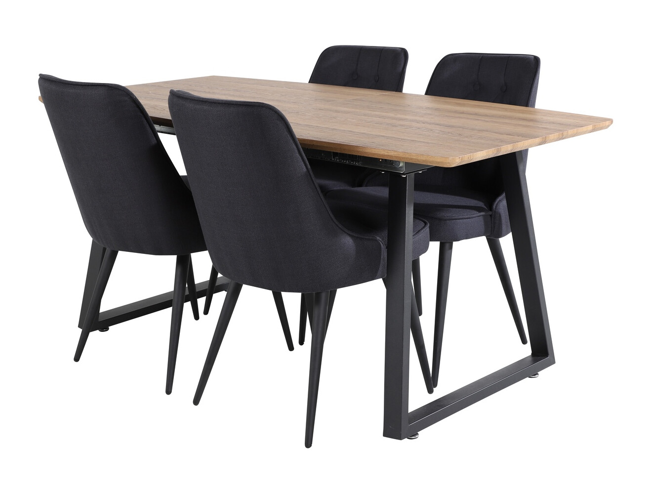 Обеденный гарнитур Dallas 332 (Чёрный)