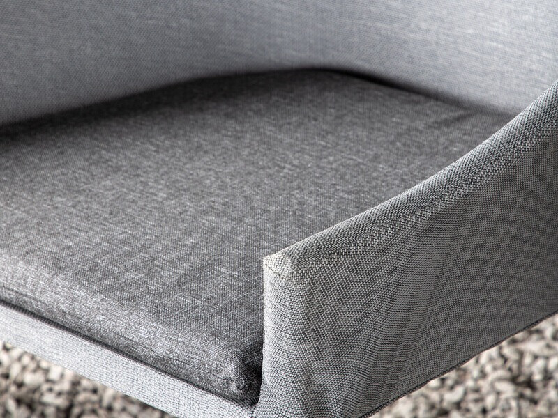 Садовый стул Dallas 2563 (Чёрный + Серый)