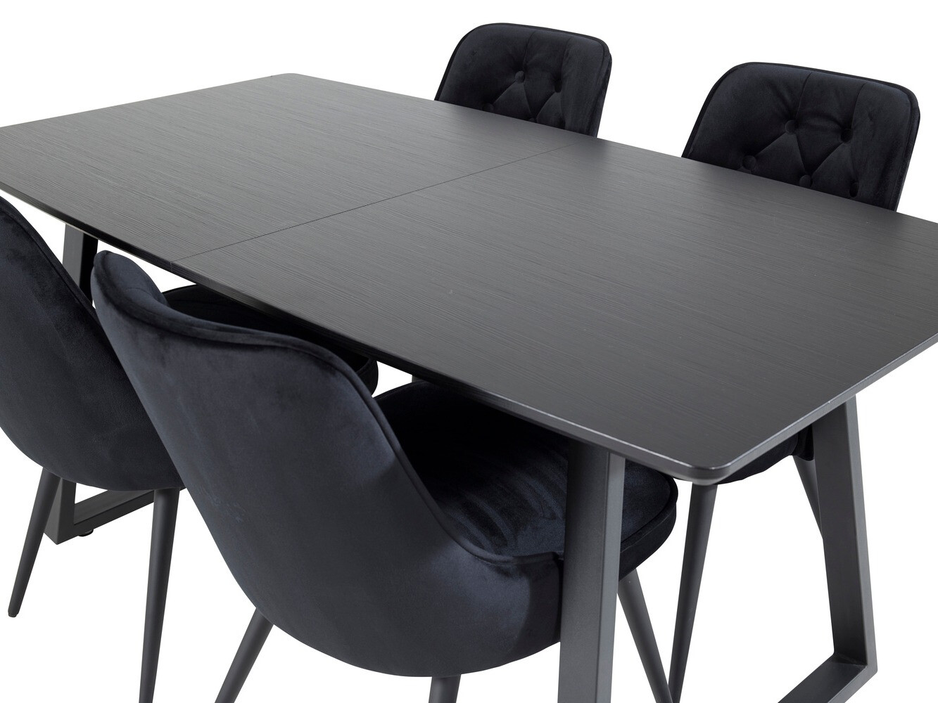 Ēdamistabas komplekts Dallas 1993 (Melns)