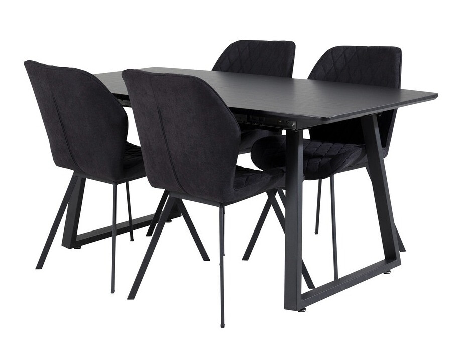 Ēdamistabas komplekts Dallas 1997 (Melns)