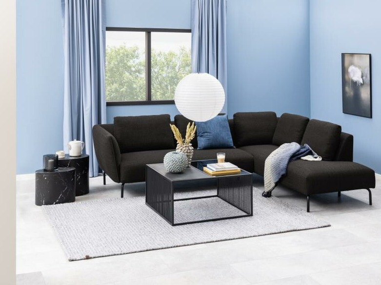 Kafijas galdiņu komplekts Norsica 587 (Melnais marmors)