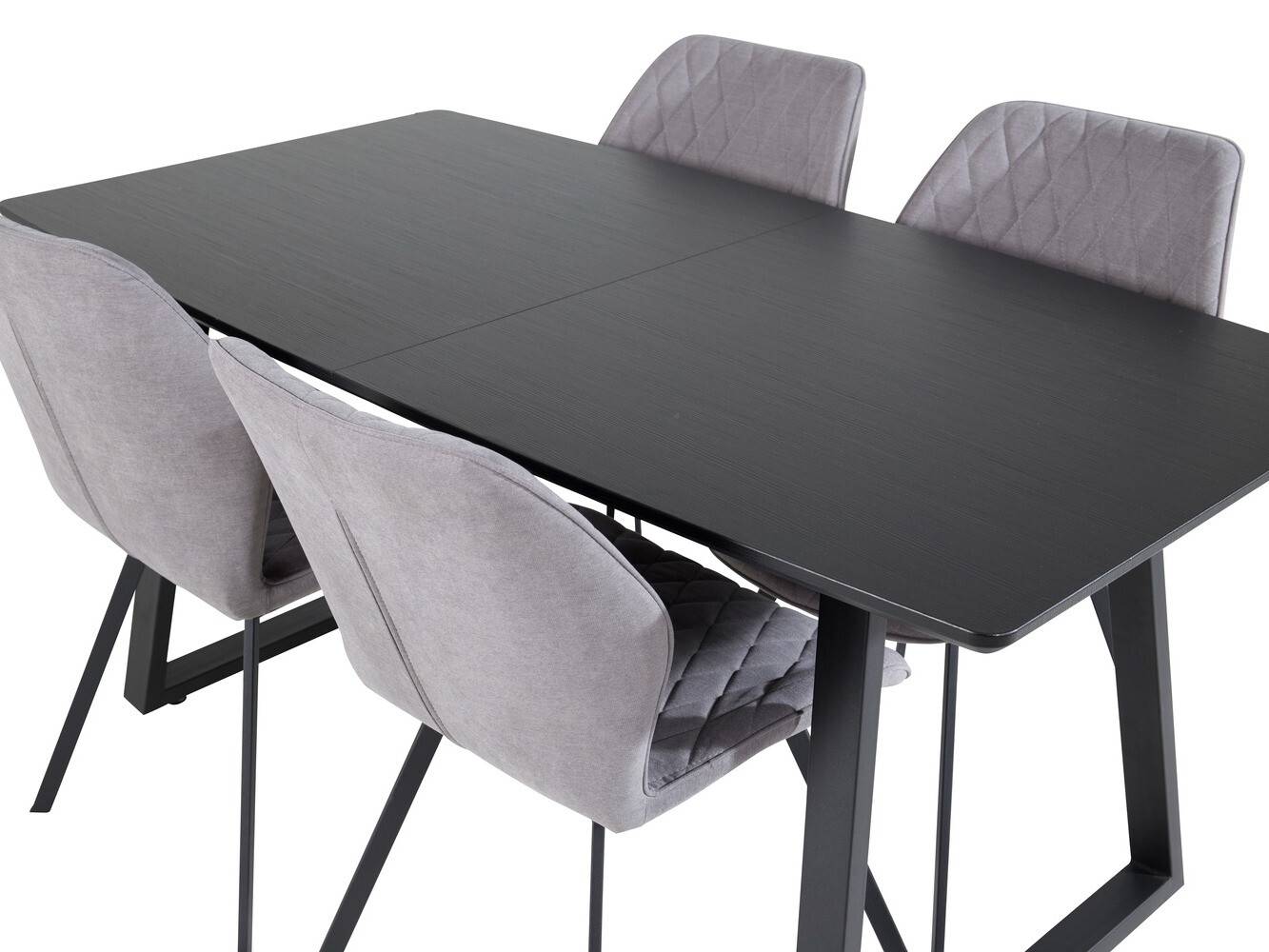 Обеденный гарнитур Dallas 1997 (Чёрный + Серый)