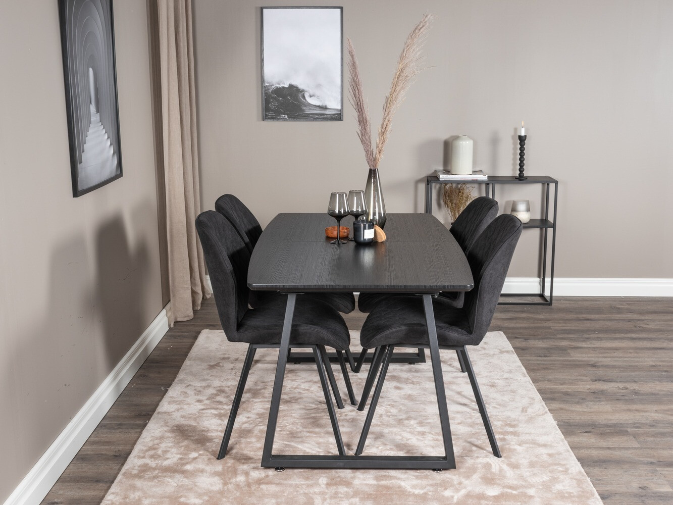 Обеденный гарнитур Dallas 1997 (Чёрный)