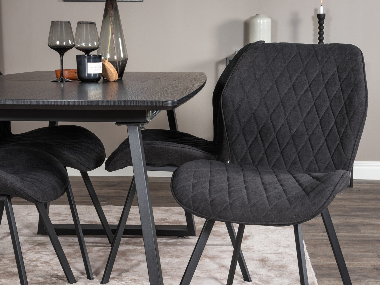 Обеденный гарнитур Dallas 1997 (Чёрный)