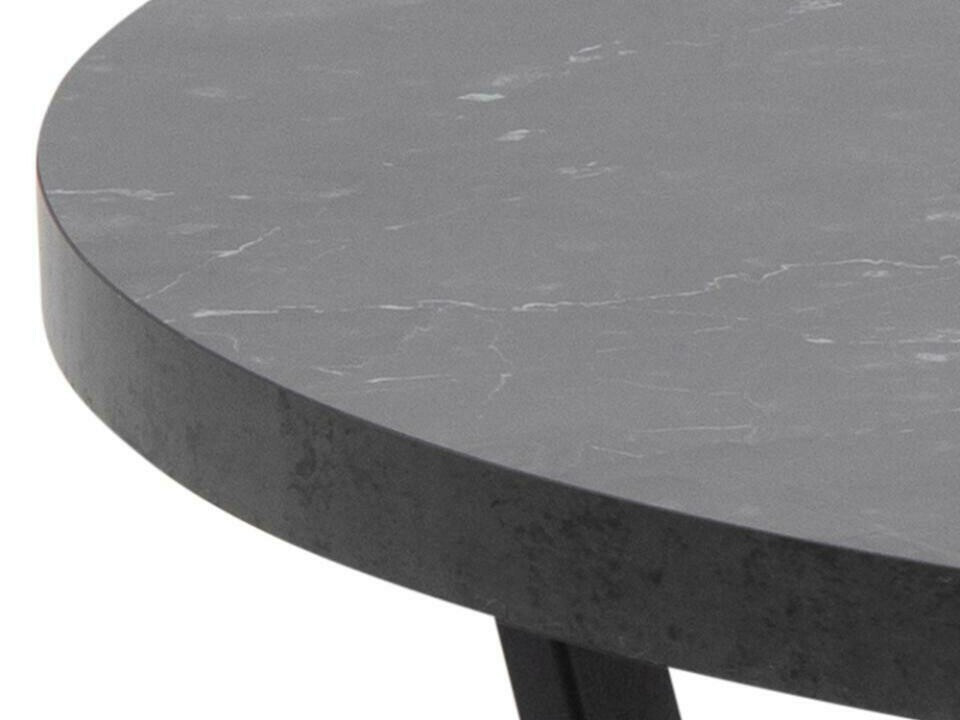 Žurnālu galdiņš Norsica 321 (Melnais marmors + Melns)
