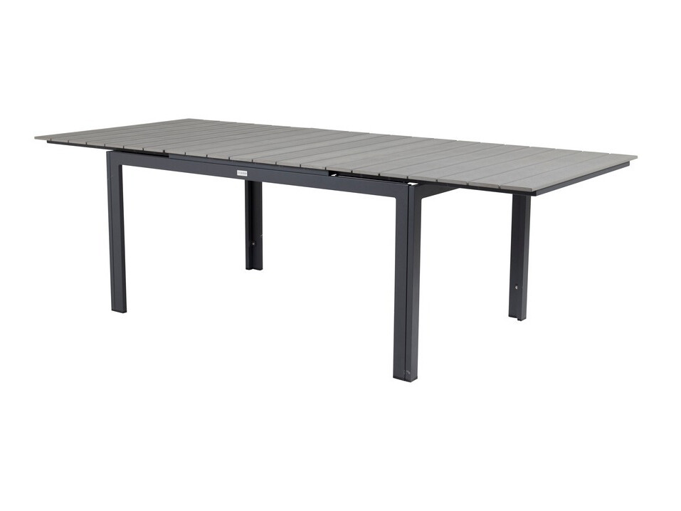 Dārza galds Dallas 665 (Pelēks + Melns)