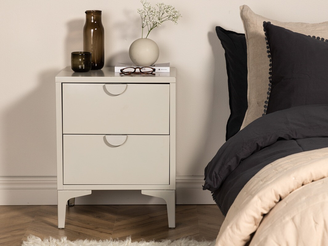 Прикроватная тумбочка Romcamu 101 (Бежевый)