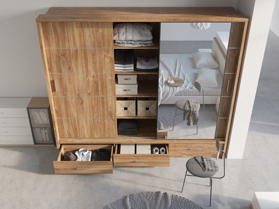 Шкаф Fresno 100 (Станлинг дуб)