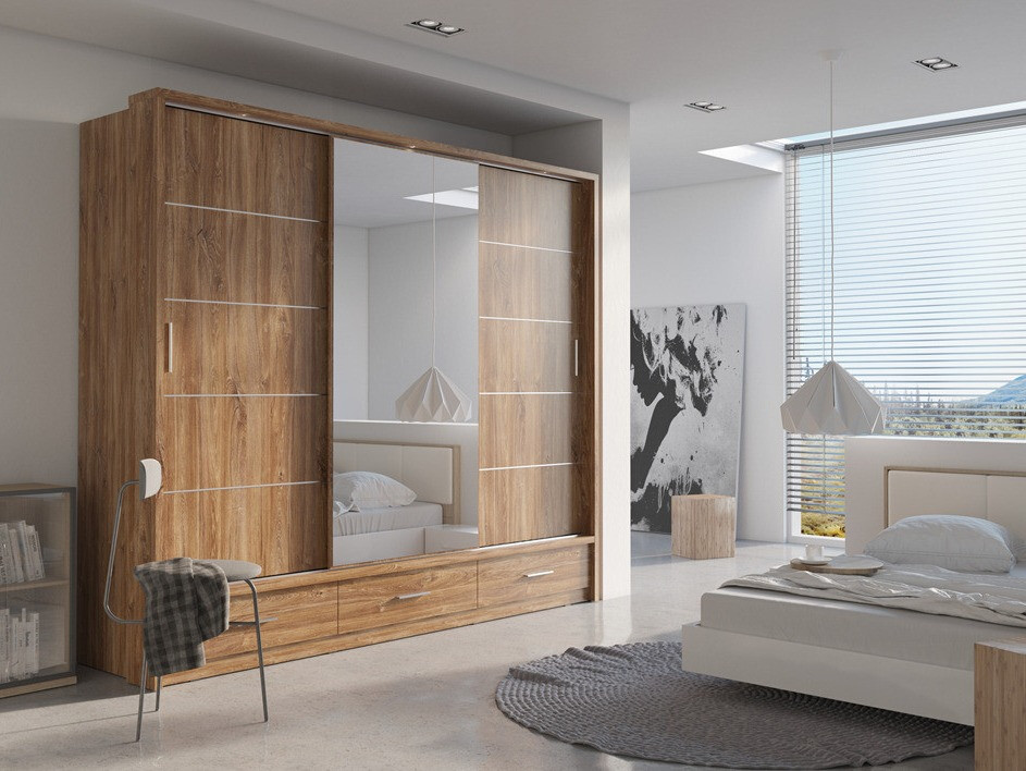 Skapis Fresno 100 (Stanling ozols)