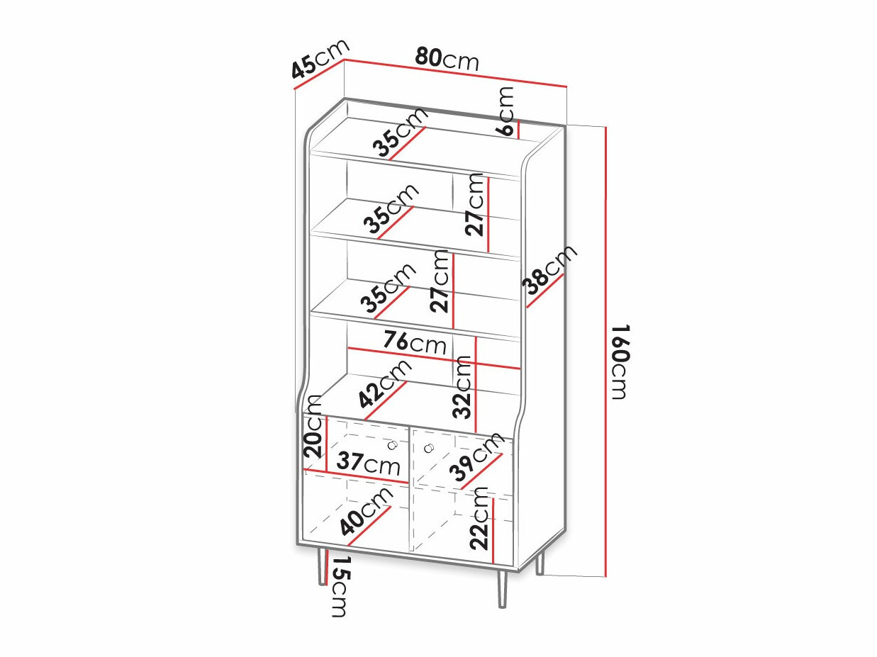 Стеллаж Ferenou 105