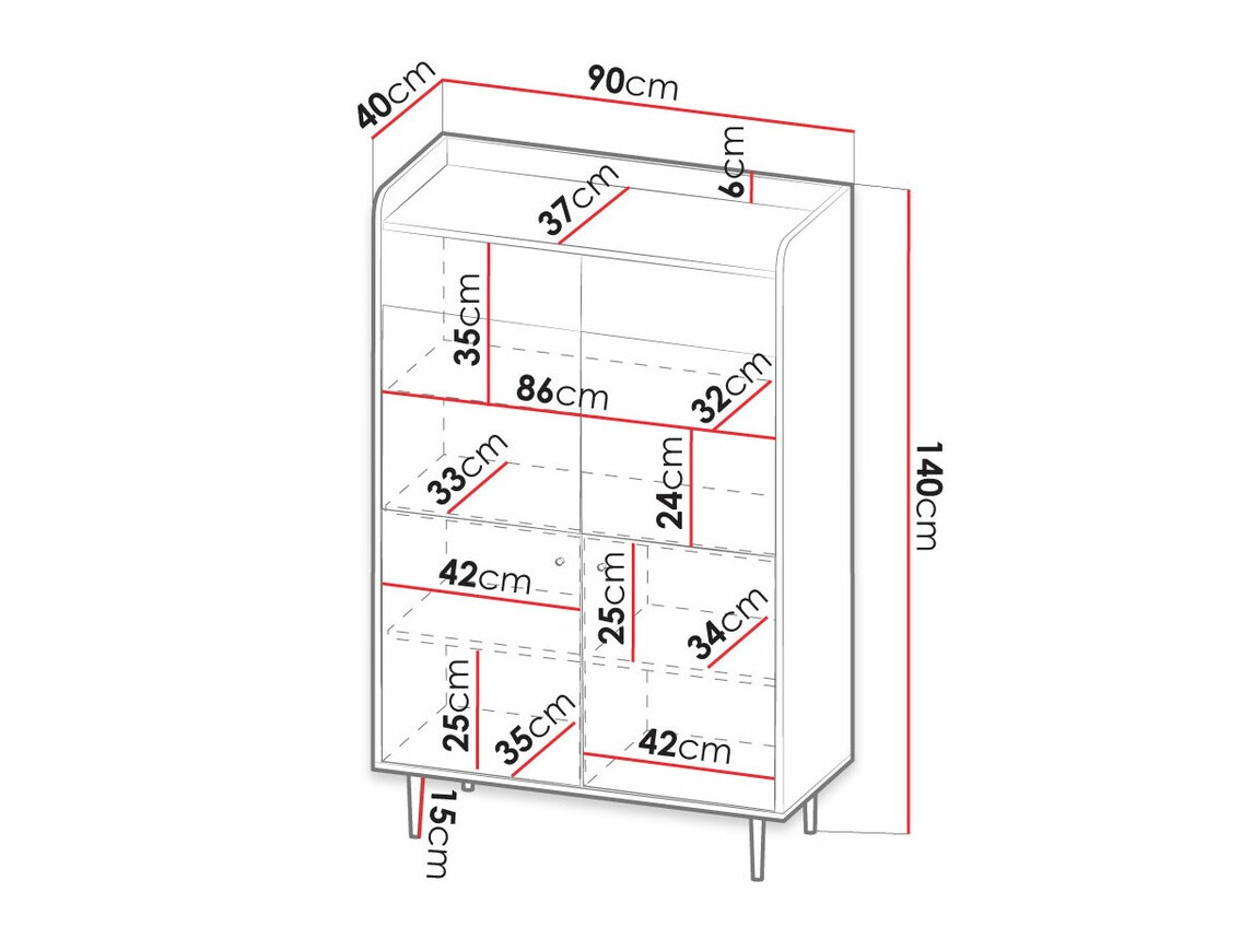 Стеллаж Ferenou 108