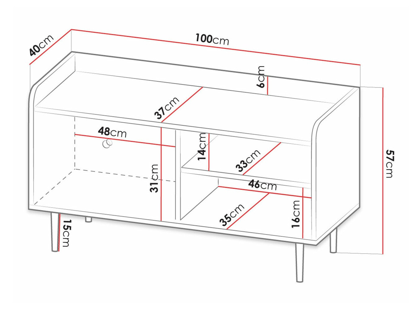 TV galds Ferenou 106