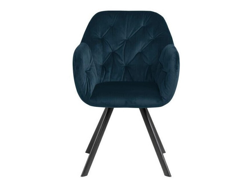 Ēdamistabas komplekts Norsica Daltea 117 (Tumši zils + Melns)