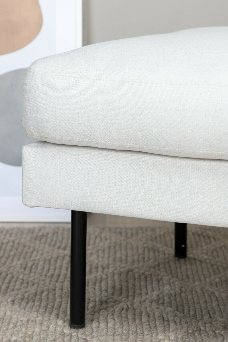 Mīksto mēbeļu komplekts Fercame 105 (Melns + Bēšs)