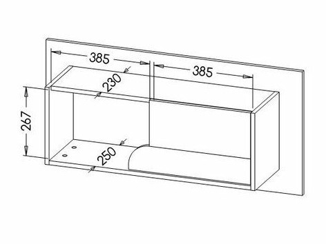 Настенная полка Lomteo 108