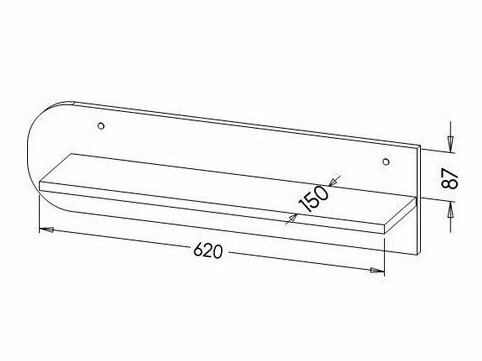 Настенная полка Lomteo 109