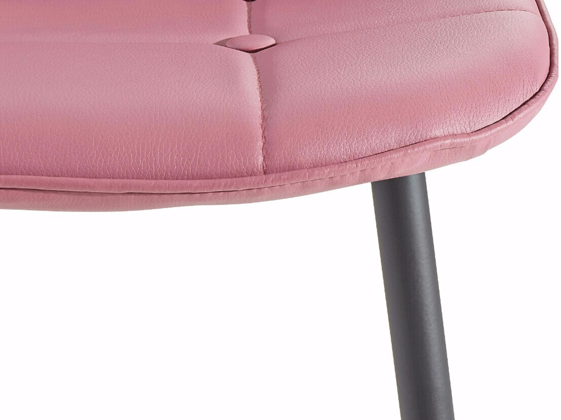 Обеденный гарнитур Denton 266 (Белый + Розовый + Чёрный)