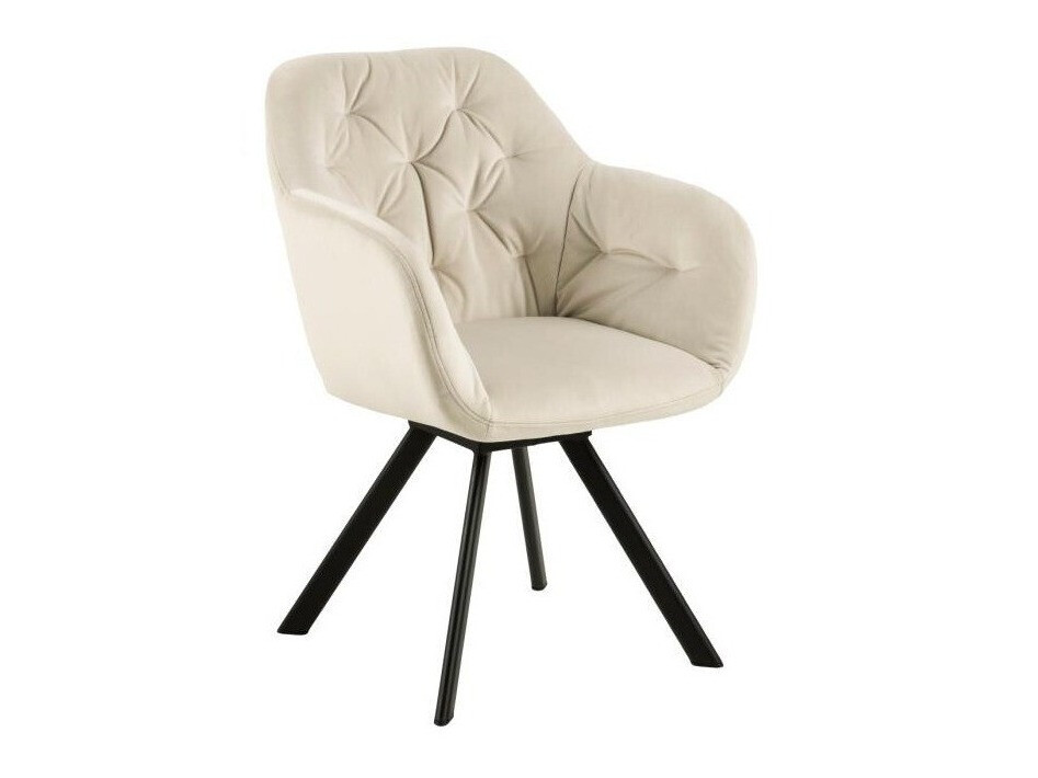 Обеденный гарнитур Norsica Daltea 117 (Бежевый + Чёрный)