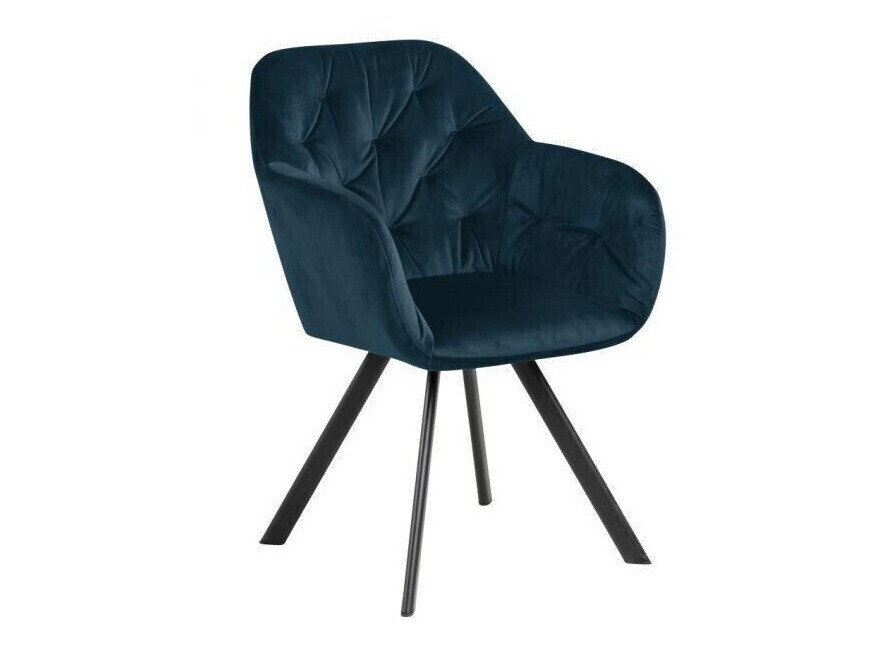 Обеденный гарнитур Norsica Daltea 117 (Темно-синий + Чёрный)