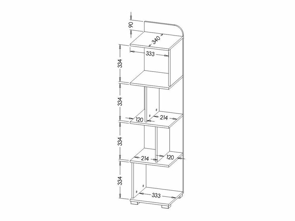 Стеллаж Lomteo 104
